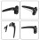 Door and Window Handle Lock Casement Wheel Black 5