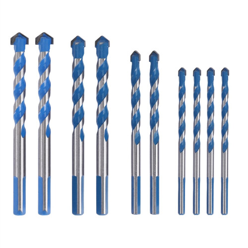 10Pcs Tungsten Carbide Masonry Drill Bit Set for M