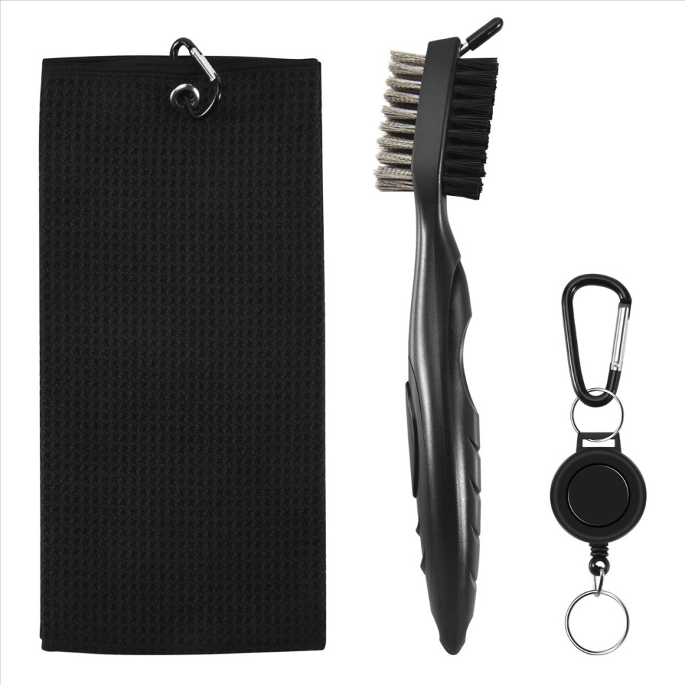 Photos - Golf Pure Cotton Towel Brush Tool Kit with Club Gr