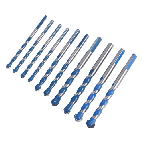 10Pcs Tungsten Carbide Masonry Drill Bit Set for M 2