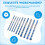 10Pcs Tungsten Carbide Masonry Drill Bit Set for M 8