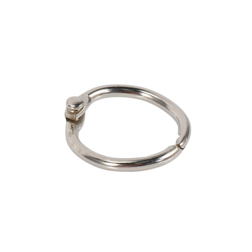 100Pcs 19Mm Loose Leaf Binder Rings Key Book for S 1