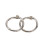 100Pcs 19Mm Loose Leaf Binder Rings Key Book for S 3