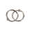 100Pcs 19Mm Loose Leaf Binder Rings Key Book for S 6