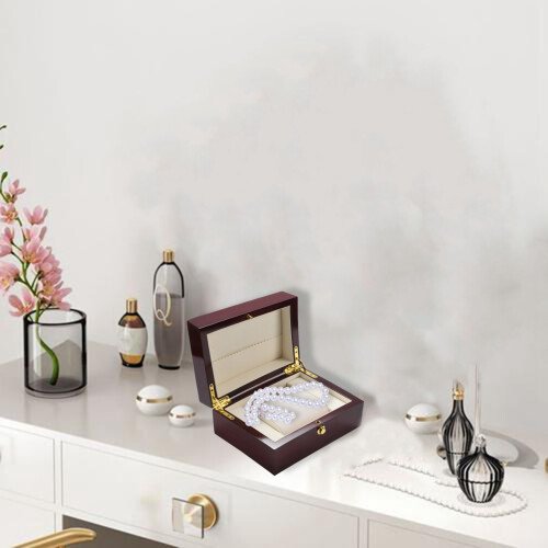 Large Size Wood Lacquered Glossy Single Watch Box 2