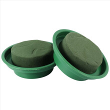 DIY Flower Arrangement Kit Green Round Wet Floral