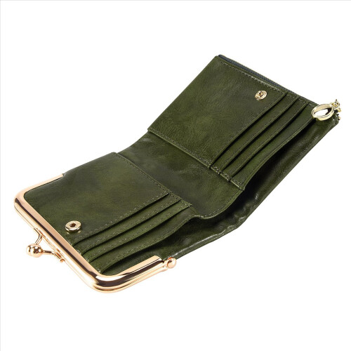 Women's Short Wallet Bifold Retro Multifunction Co 2