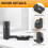 L-Shaped Quick Release Plate Bracket Hand Grip wit 7