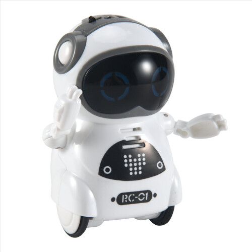 Mini RC Pocket Robot for Kids with Interactive Dia