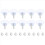 10 Pcs Rubber Strong Suction Cup Replacements for 2
