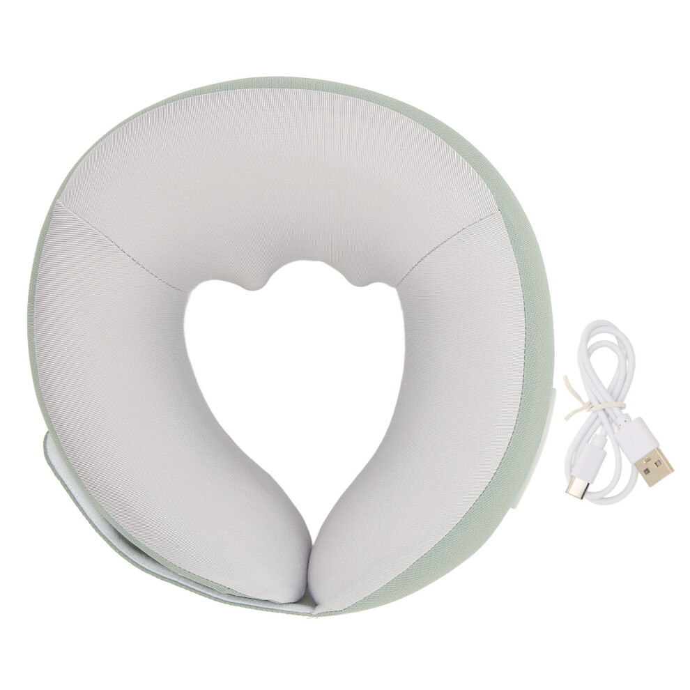 Neck Massager Cushion Shiatsu Kneading Massage Pillow Ergonomic Heated Premium Material Wireless Rechargeable Deep Tissue Pain Relief for Office