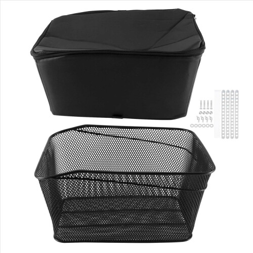 Rear Bike Basket Large Capacity Rear Bicycle Cargo 2
