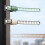 3Pcs Window Frame Clothes Hanging Rack Portable In 6