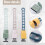 3Pcs Window Frame Clothes Hanging Rack Portable In 8