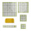 6 PCS Quilting Ruler Square Acrylic Quilting Ruler 2