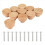 10Pcs Boho Rattan Dresser Knobs, Round Wooden Draw 3