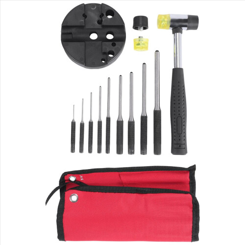 Roll Pin Punch Set with Storage Pouch,Smithing Rem 2