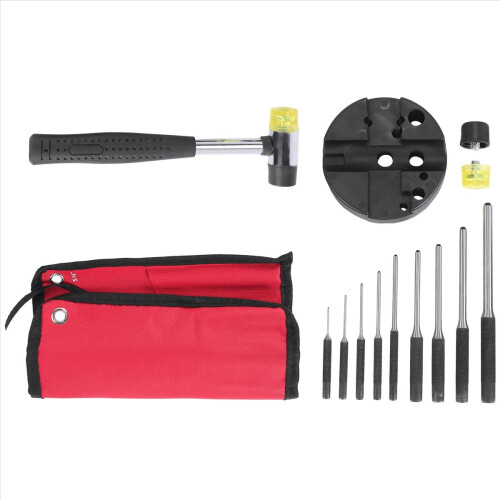 Roll Pin Punch Set with Storage Pouch,Smithing Rem 1