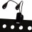 2Pcs Music Stand Light Clip on LED Book Lights Dua 3