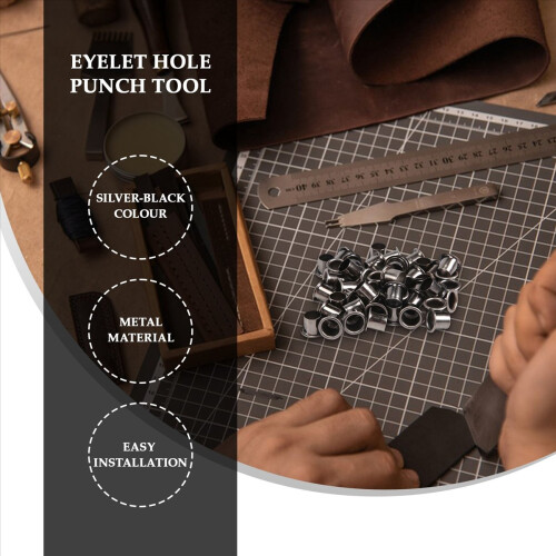 50Pcs Eyelets for DIY Kydex Sheath 7Mm Rivet Hand 1