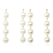 Statement Earrings With Chandelier Design And Faux Pearls, Hypoallergenic Fashion Earrings For Women, Lightweight Handmade Dangle Earrings Perfect As