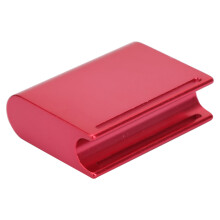 Leerpolijstgereedschap, roestbestendig, gemaakt van een zeer harde aluminiumlegering, voor het polijsten van dikke leerranden. Lichtgewicht en