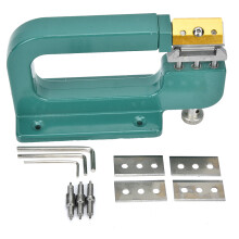 Leerreparatie-splitter met veelzijdige rolmaten en precisiesnijden voor hoogwaardige leerbewerking.