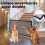 Pet Safety Guard Mesh Dog Gate,Pet Gate Magic for 6