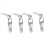 90 Degrees Duck-Mouth Buckle Hook Lock Stainless S 1