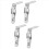 90 Degrees Duck-Mouth Buckle Hook Lock Stainless S 2