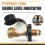 Universal Propane Tank Adapter with Gauge Converts 9