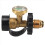 Universal Propane Tank Adapter with Gauge Converts 3