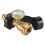 Universal Propane Tank Adapter with Gauge Converts 10