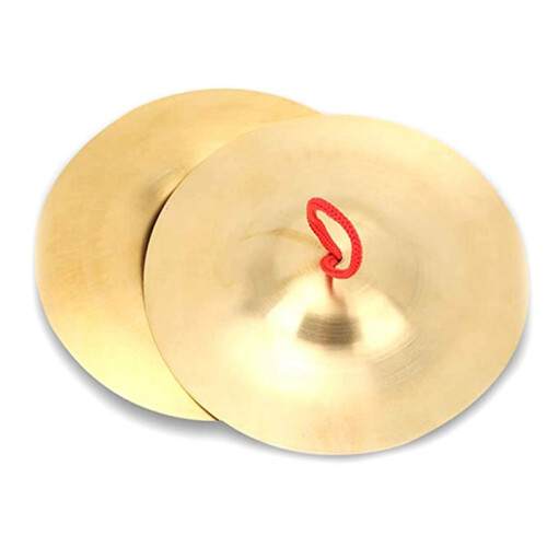 Crash Cymbal, Pack Of 2 Brass Hand Pool Percussion 1