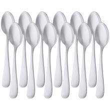 Amazon Basics Stainless Steel Coffee Spoon with Round Edge, 13.3 cm, P