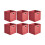 Amazon Amazon Basics Collapsible Fabric Storage Cubes with Oval Grommets - 6- 1