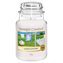 Yankee Candle Scented Candle | Clean Cotton Large Jar | Long Burning C