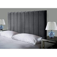 Affordable Luxury Portland Lined Headboards in Elegant Plush Velvet Fa