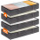 Lifewit 4 Pack 95L Under Bed Storage, Underbed Storage Boxes with lid 1
