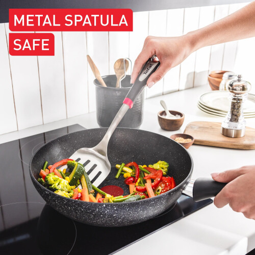 Tefal Tefal Titanium Stone Wok 28 cm, High-Performance Non-Stick Durable Coa 2