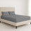 ChComfort Deep King Size Fitted Sheet with 2 Matching Pillowcase - Gre 1