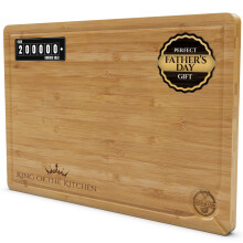 Deer & Oak Personalised Custom Engraved Chopping Board King of The Kit