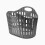 Addis Addis Flat Easy Store Laundry Basket Hamper, Dark Grey, 38 Litre 1