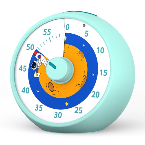 Visual Timer for Kids, 60-Minute Countdown for Classroom Office Kitche