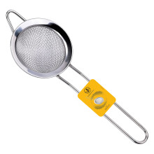 Small Tea Strainer - 8 cm Pack of 1 - Metal Sieve Stainless Steel, Fin