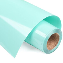 VINYL FROG Heat Transfer Vinyl Roll HTV Vinyl - 12"x12ft Powder Blue I