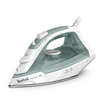 Tefal Virtuo 30 Steam Iron with Ceramic Soleplate, 130g Steam Boost and 27g Continuous Steam, 240ml Water Tank, Precision Tip Vertical Steaming, Anti