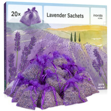 Lavender Bags : 20 Dried Lavender Flowers Bags as Natural Air Freshene