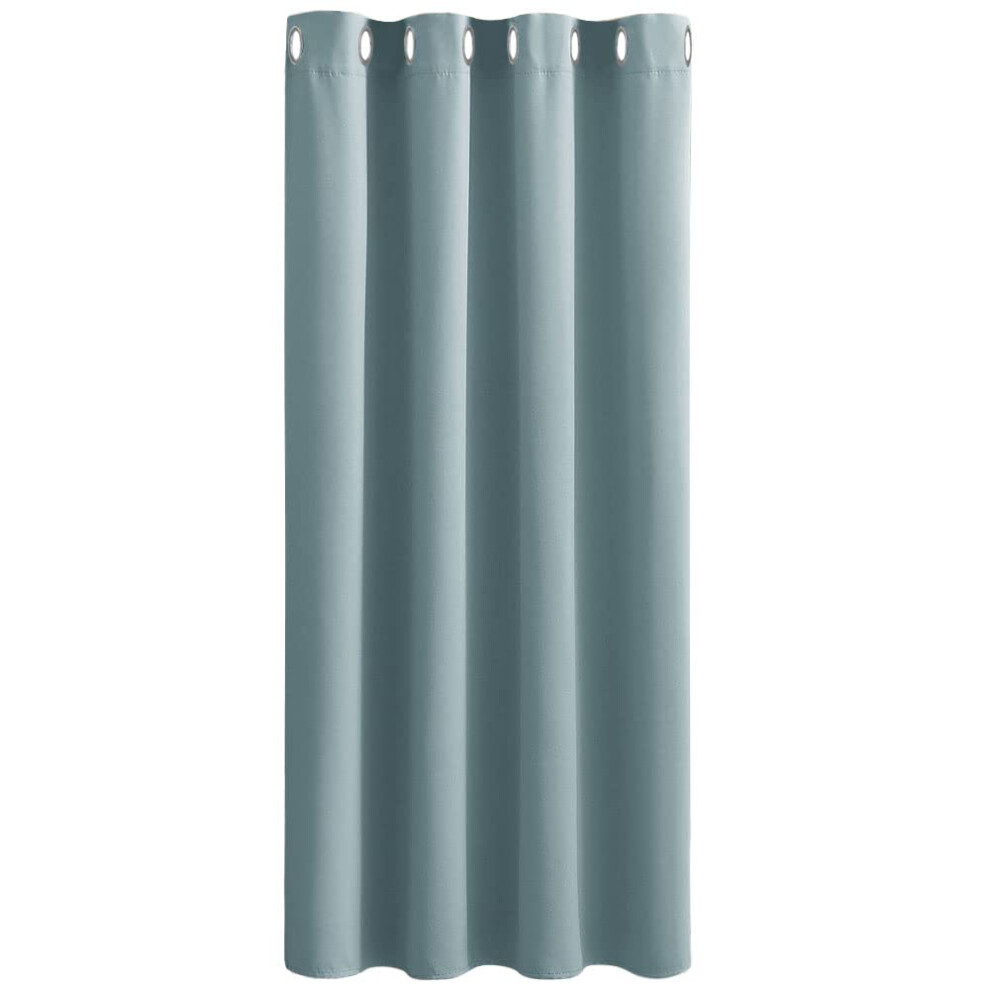 Pony Dance Greyish Blue Curtain For Kids Bedroom - Soundproof Blackout