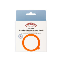 Kilner Replacement Rubber Seals Pack of 6 Airtight Food-Safe Seals for